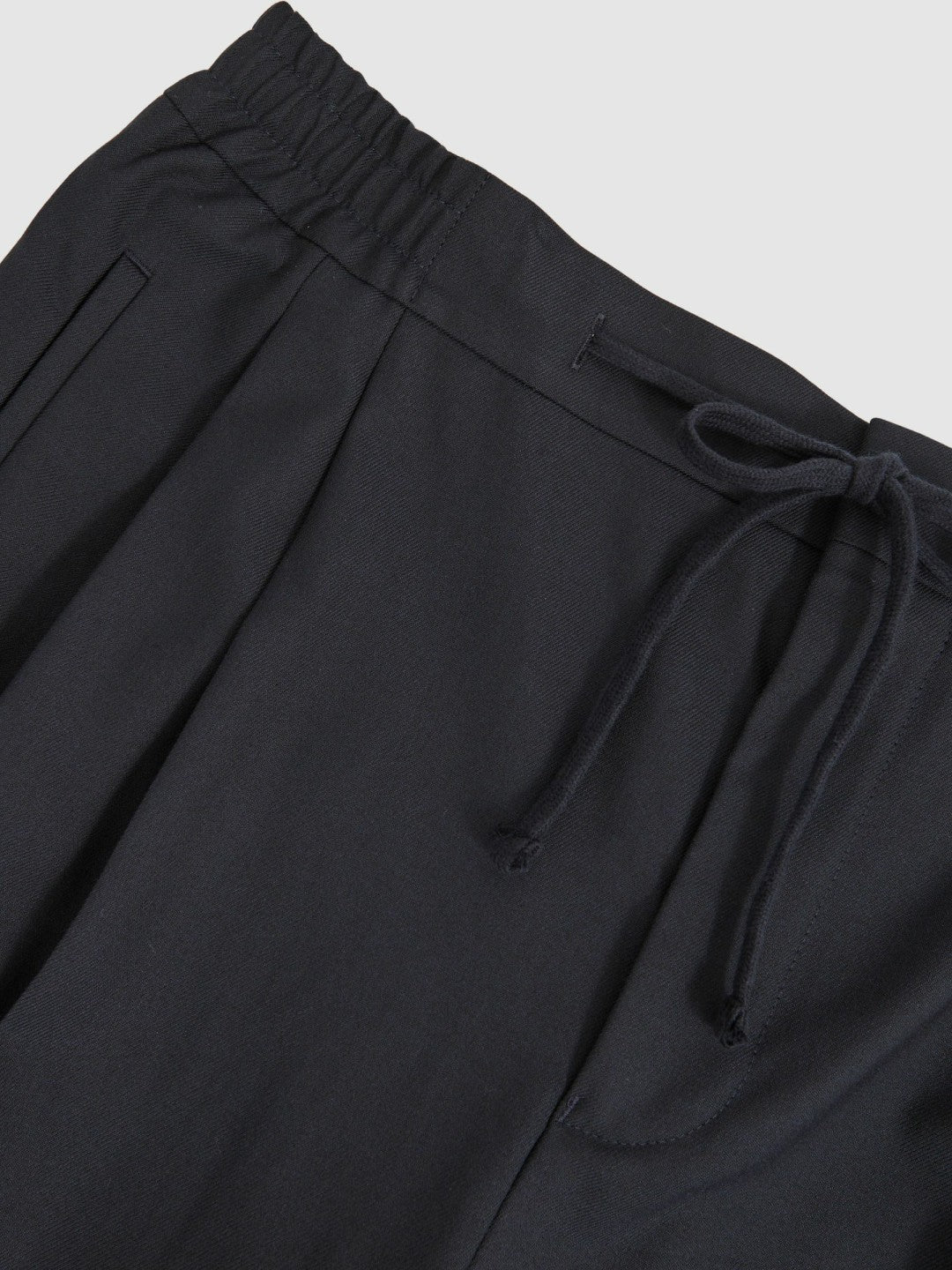 Reiss Sale - Relaxed-Fit Twill Drawstring Trousers in Navy