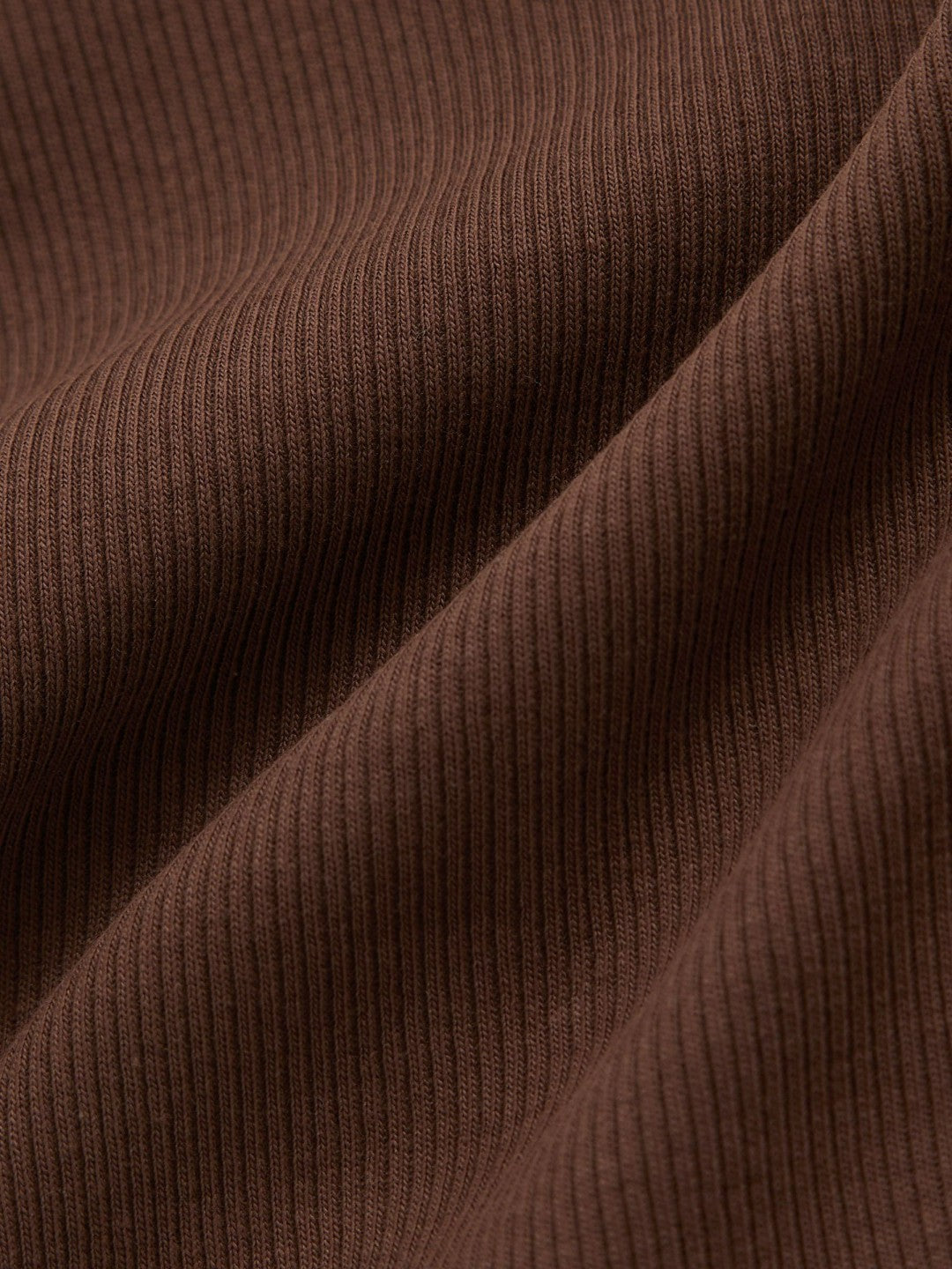 Reiss Deal - 9-13 yrs Stretch-Cotton Ribbed Vest in Chocolate