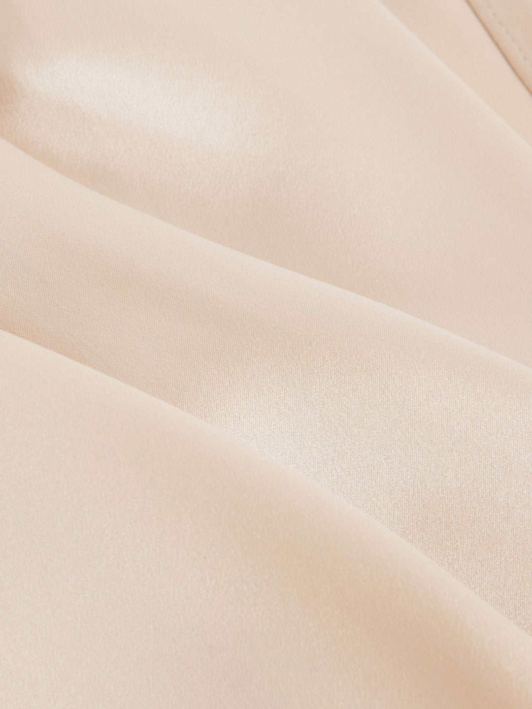 Reiss Silk Draped Sleeveless Top in Champagne Neutral