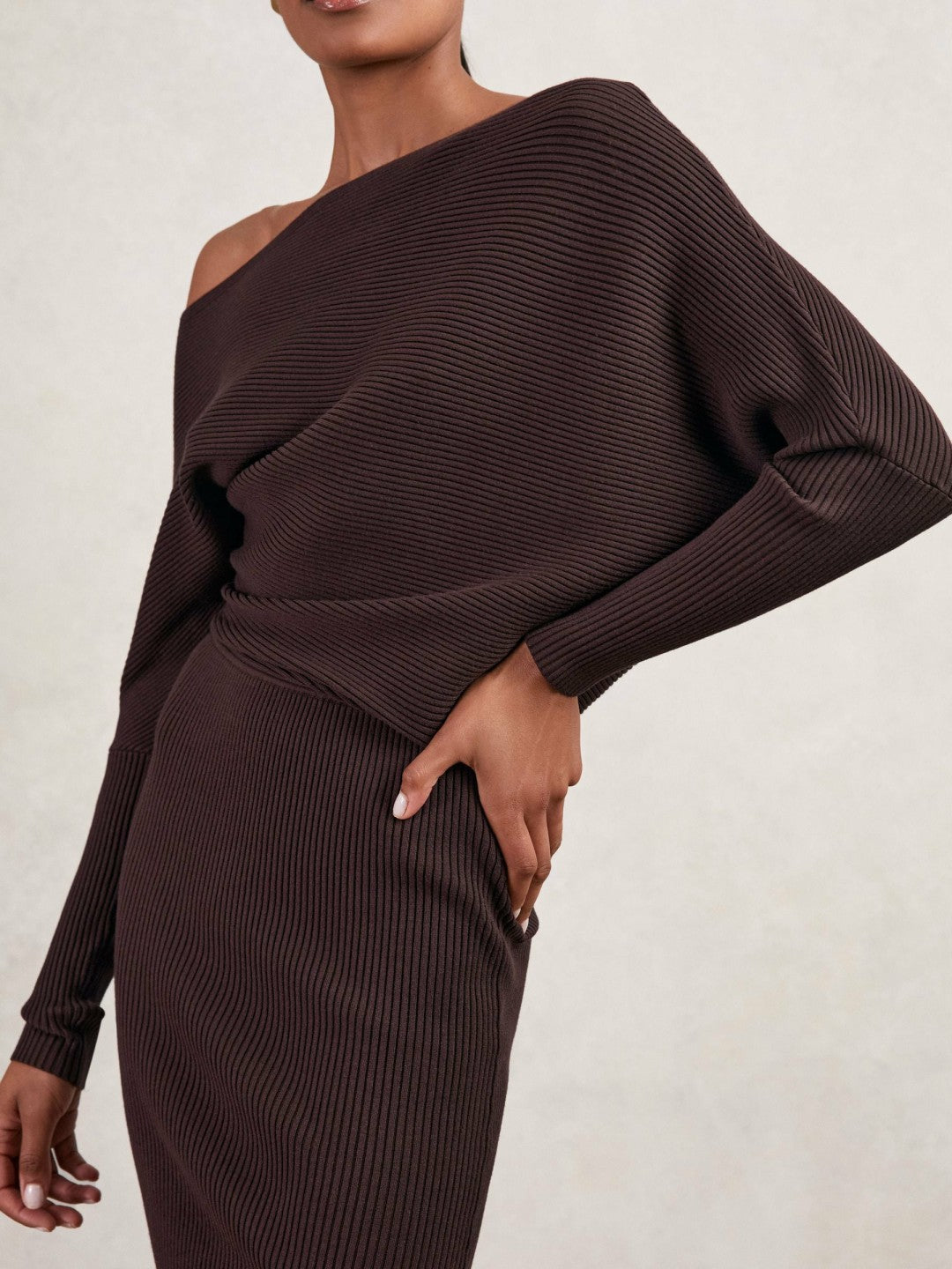 Reiss Dress in Plum Purple