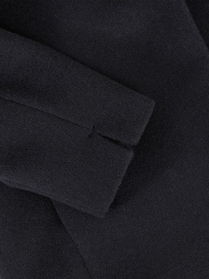 Reiss 3-9 yrs Wool-Blend Funnel-Neck Coat in Navy