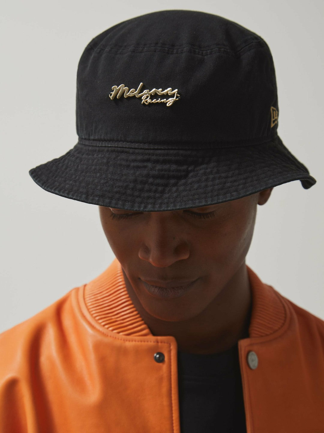 Reiss Savings - Unisex Fit McLaren Racing Cotton Bucket Hat in Black