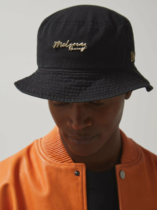 Reiss Savings - Unisex Fit McLaren Racing Cotton Bucket Hat in Black