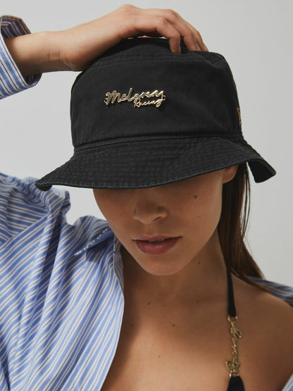 Reiss Savings - Unisex Fit McLaren Racing Cotton Bucket Hat in Black