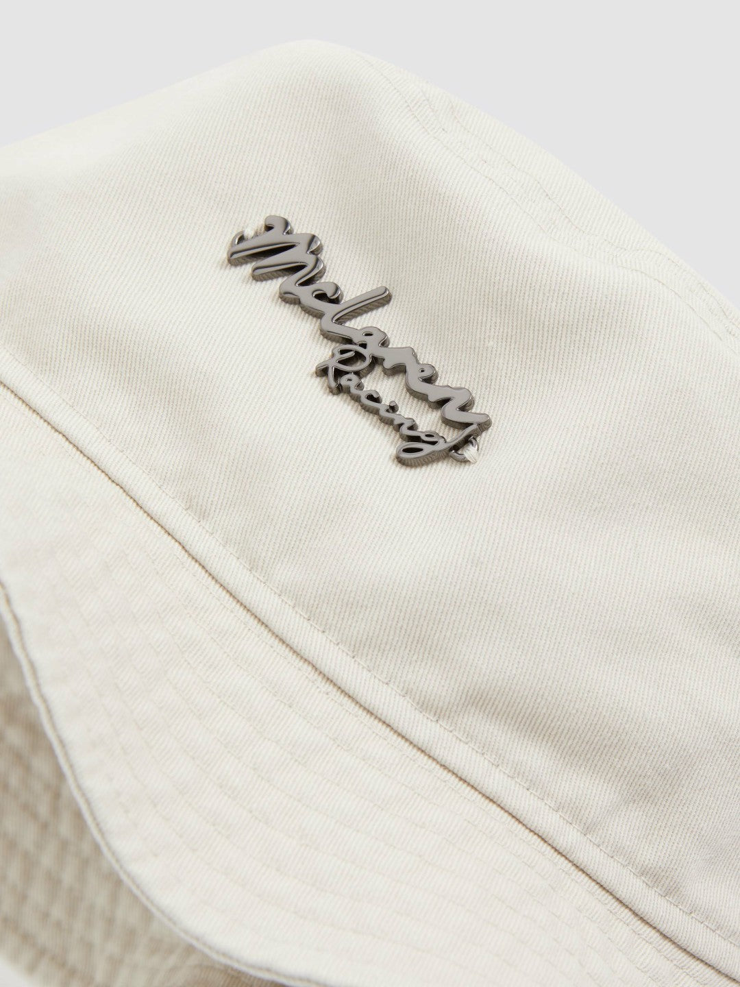 Reiss Featured - Unisex Fit McLaren Racing Cotton Bucket Hat in Stone