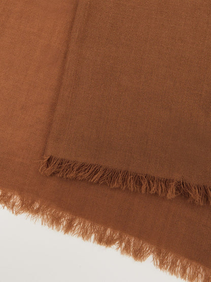 Reiss Offer - Wool-Cashmere Lightweight Scarf in Camel