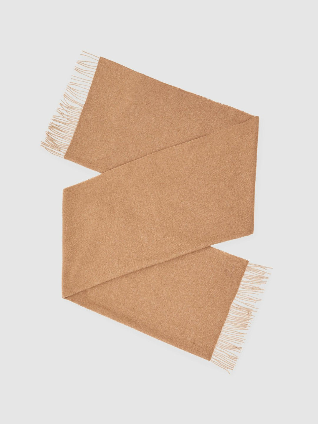 Reiss Best Seller - Wool-Cashmere Scarf in Taupe
