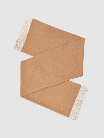 Reiss Best Seller - Wool-Cashmere Scarf in Taupe