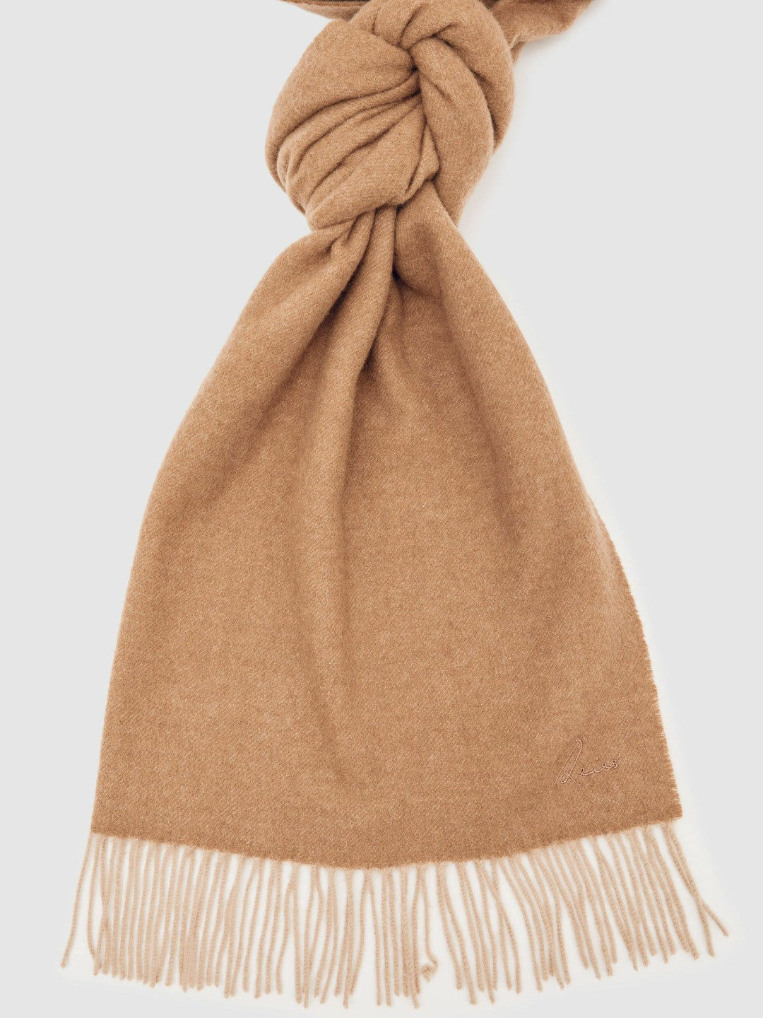 Reiss Best Seller - Wool-Cashmere Scarf in Taupe