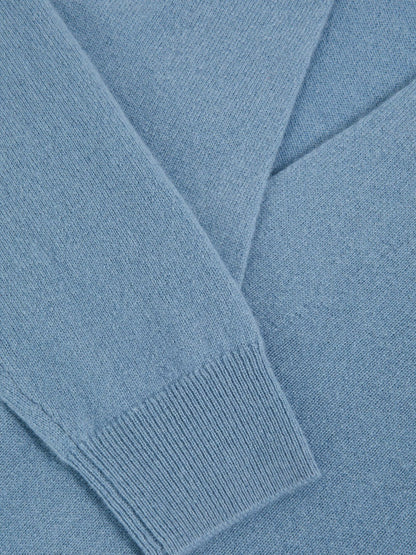 Reiss Best Seller - Cashmere V-Neck Jumper in Blue