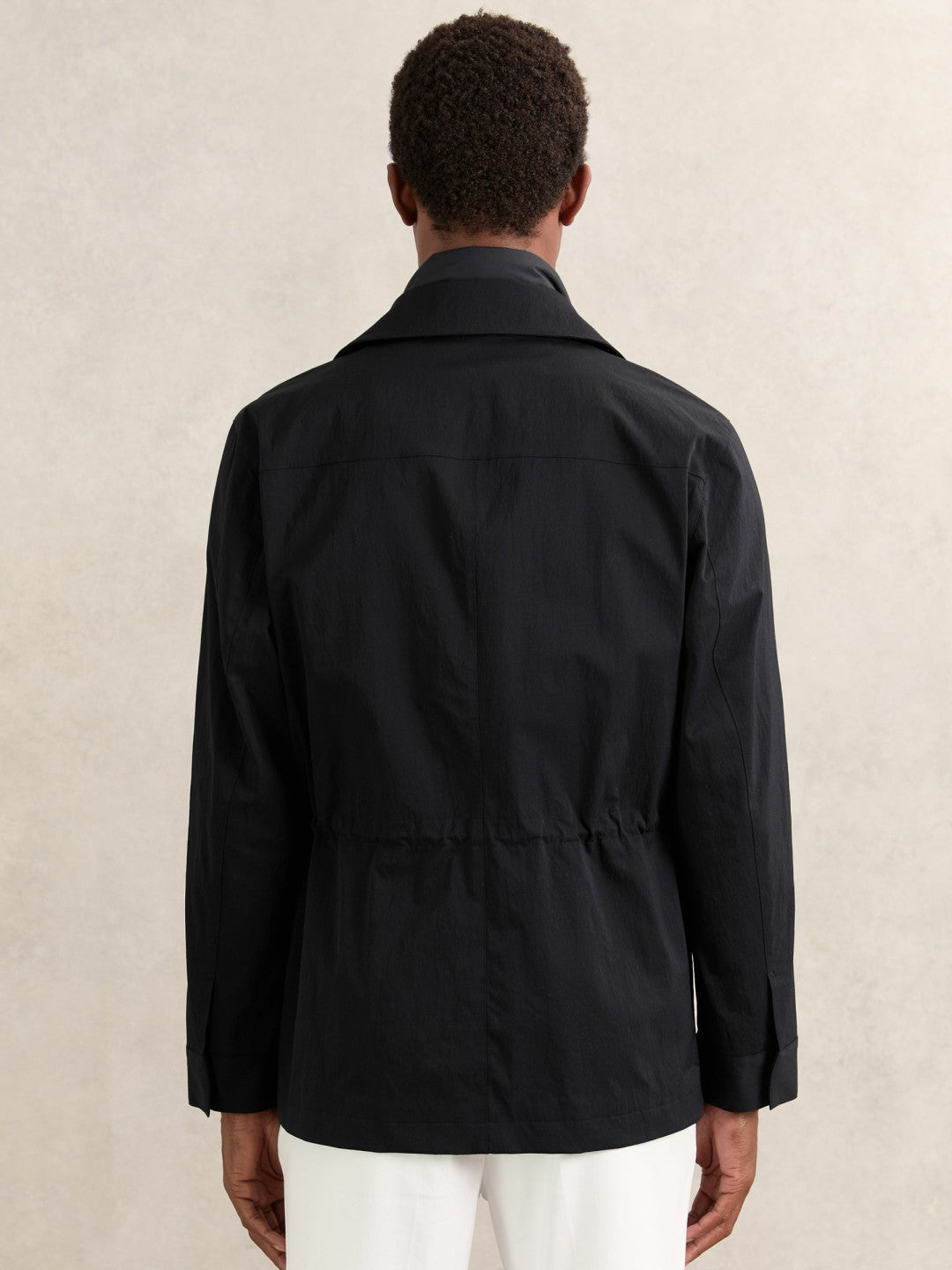 Reiss Featured - Removable-Gilet Safari Jacket in Navy