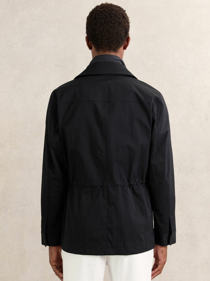 Reiss Featured - Removable-Gilet Safari Jacket in Navy