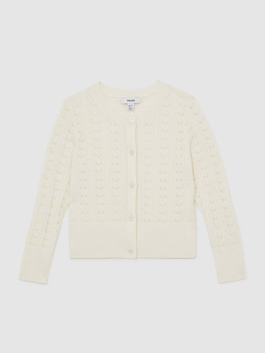 Reiss Deal - Cardigan in Ivory