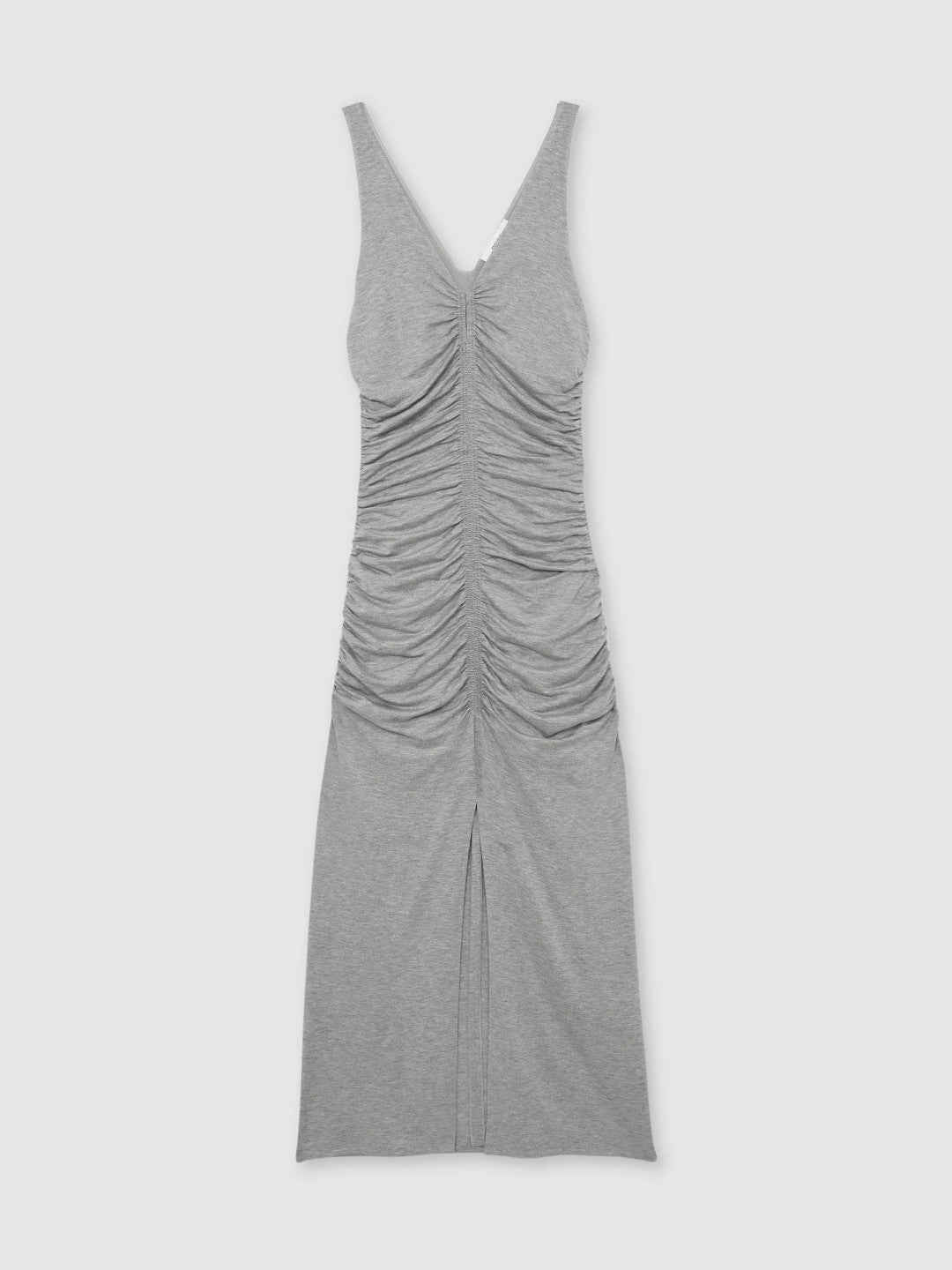 Reiss Offer - Stretch-Modal Ruched Jersey Dress in Grey