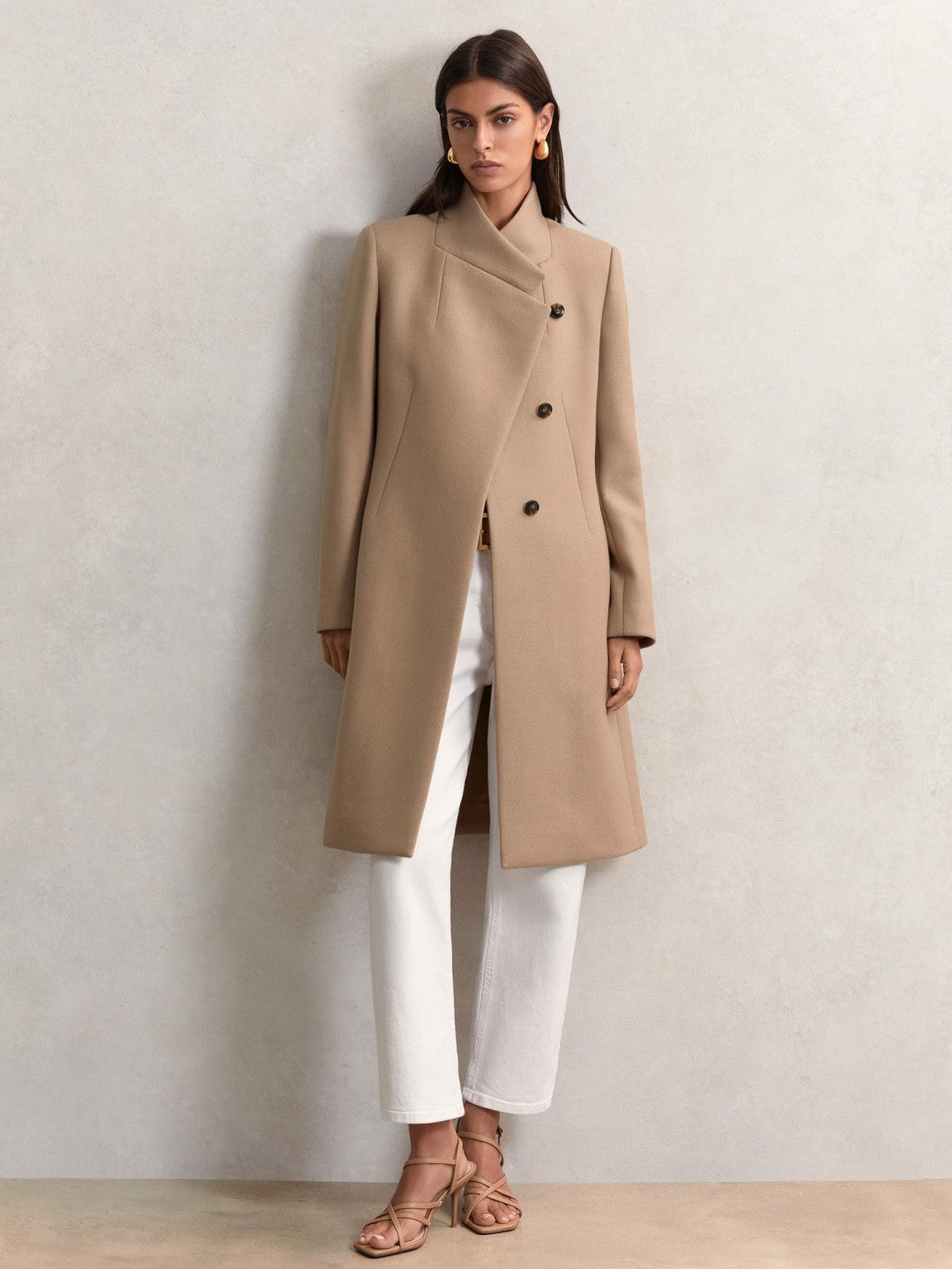 Reiss Savings - Petite Coat in Camel