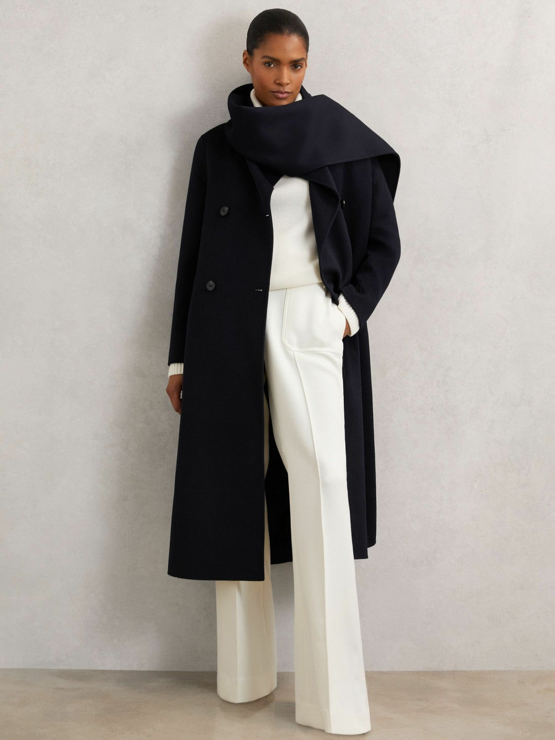 Reiss Featured - Coat in Navy