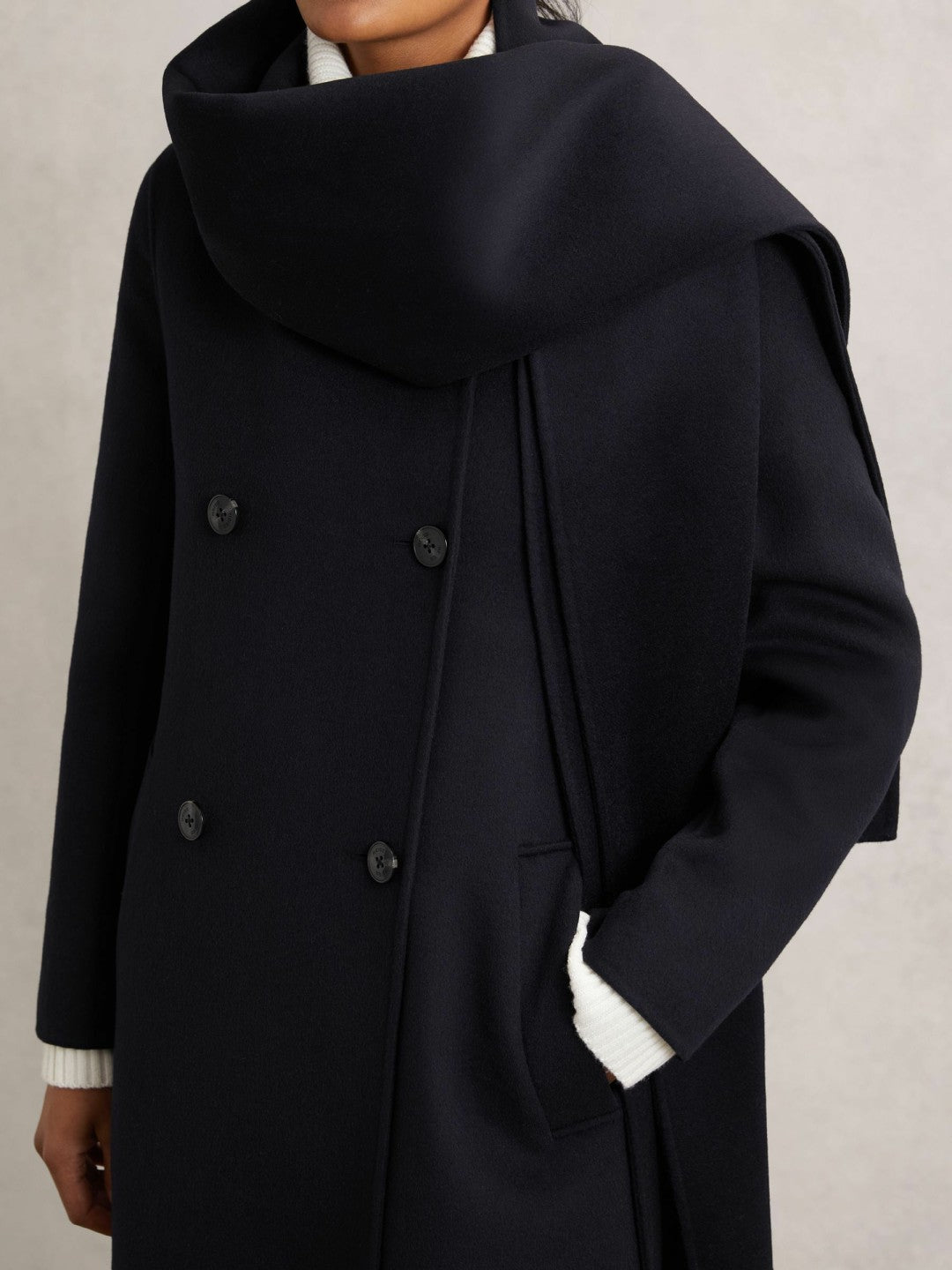 Reiss Featured - Coat in Navy
