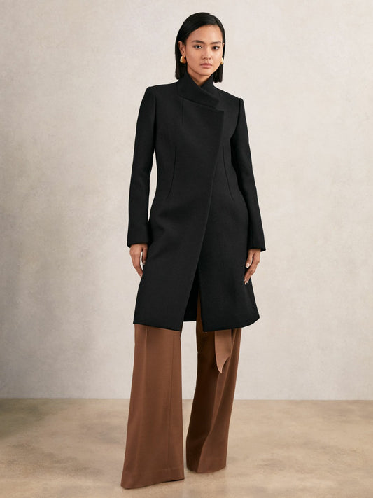 Reiss Affordable - Petite Coat in Black