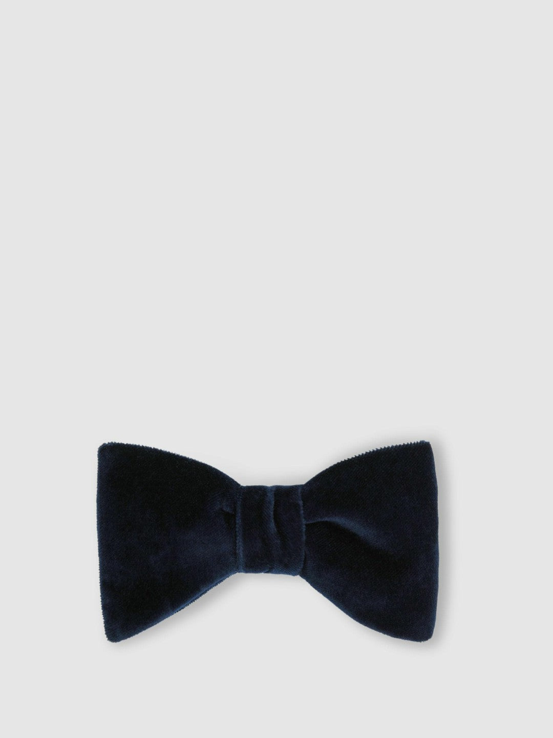 Reiss Best Seller - Velvet Bow Tie in Navy