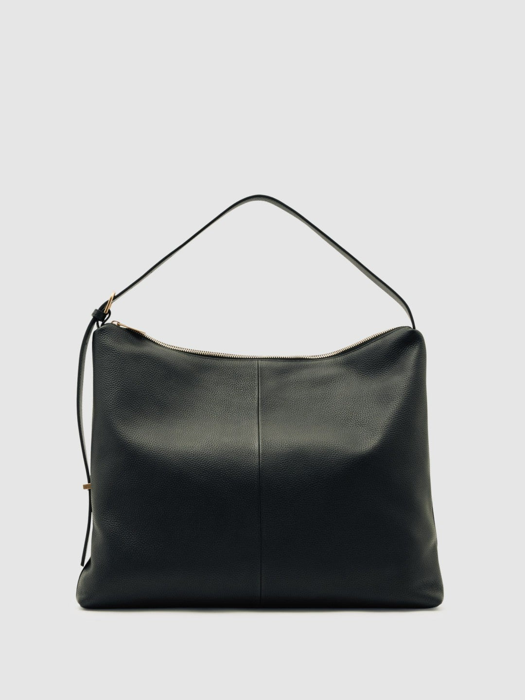 Reiss Sale - Grained Leather Tote Bag in Black
