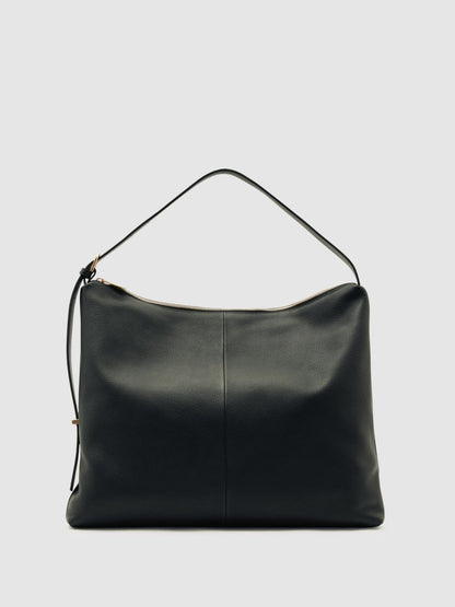 Reiss Sale - Grained Leather Tote Bag in Black