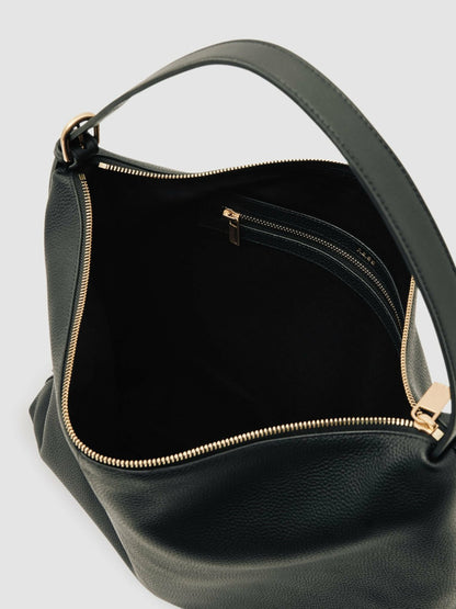 Reiss Sale - Grained Leather Tote Bag in Black