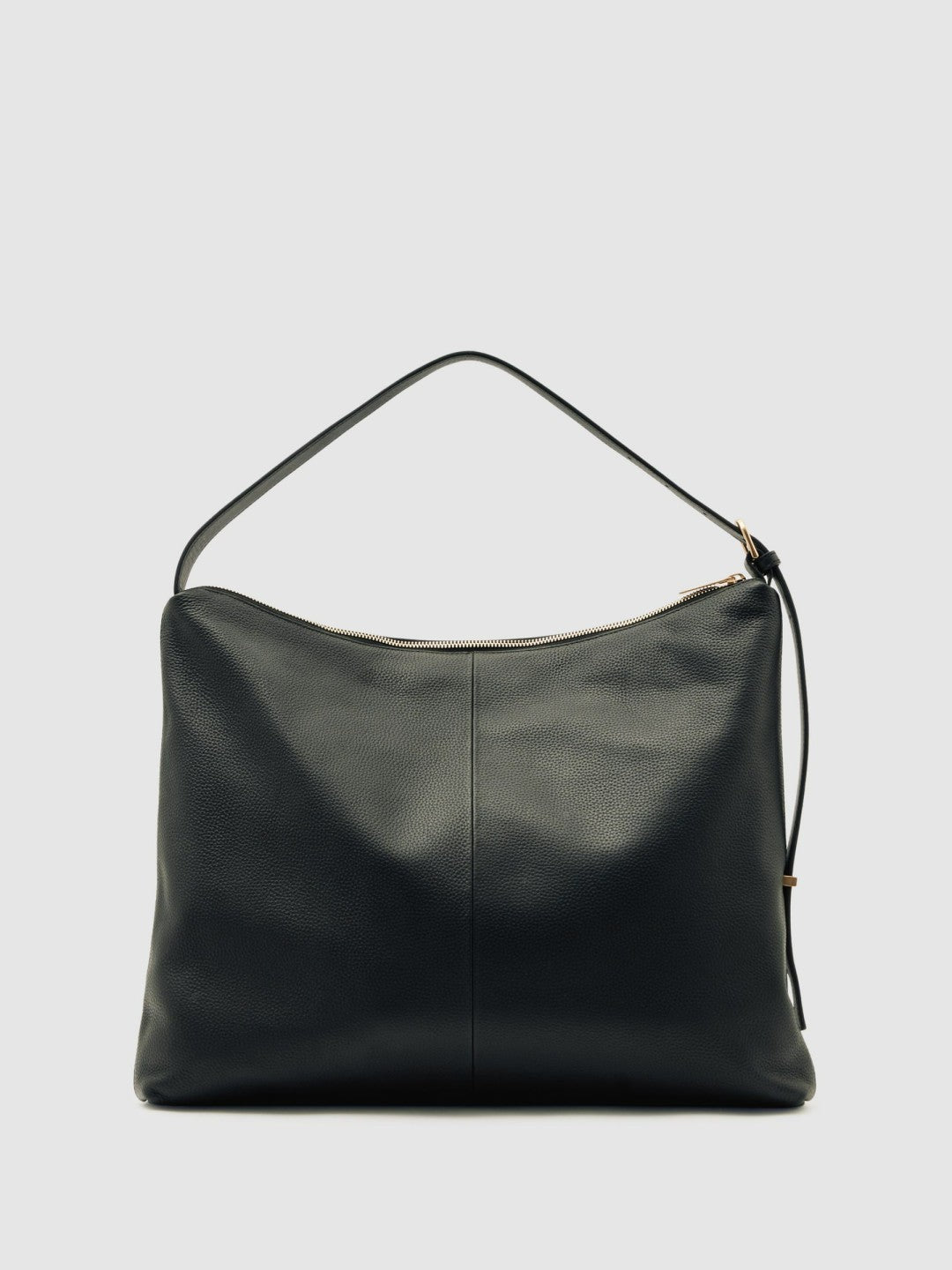 Reiss Sale - Grained Leather Tote Bag in Black