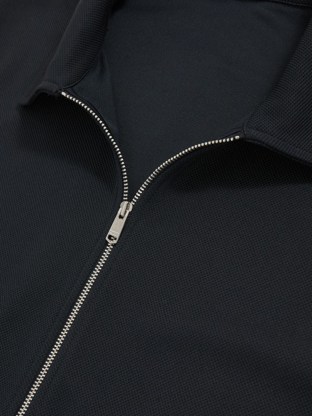 Reiss Popular Choice - Textured Zip Through Overshirt in Navy