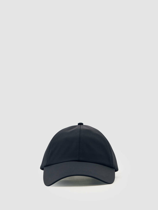 Reiss Deal - Embroidered Logo Tech Baseball Cap in Navy