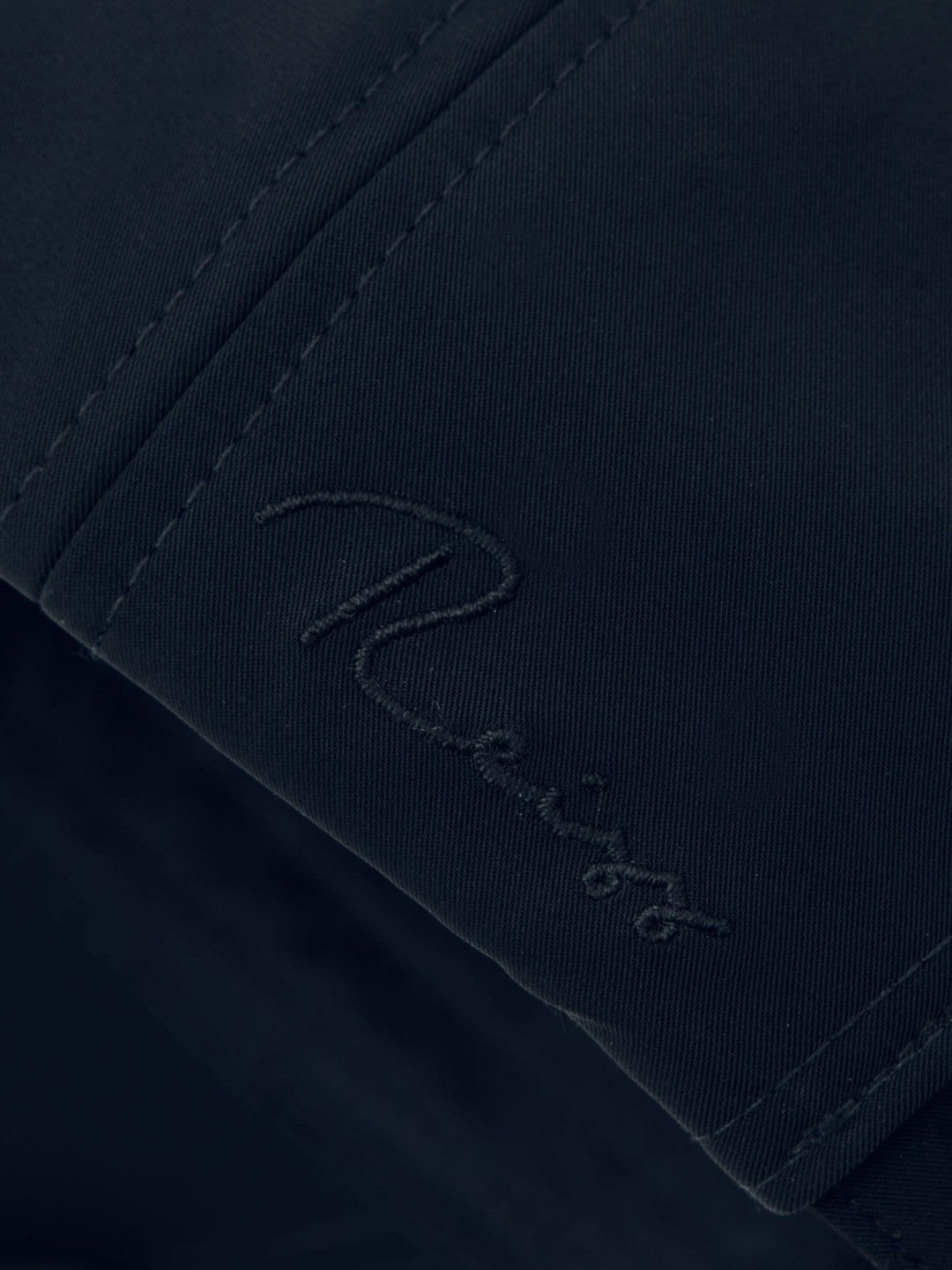 Reiss Deal - Embroidered Logo Tech Baseball Cap in Navy
