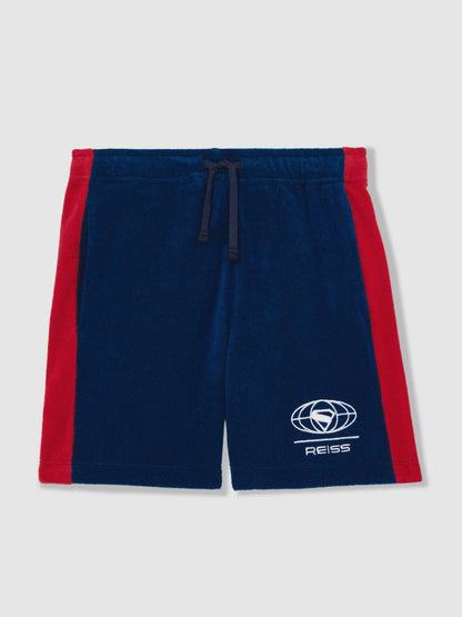 Reiss Affordable - 13-14 yrs Superman Towelling Shorts in Blue/Red