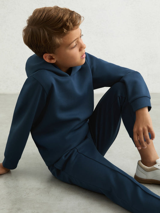 Reiss Affordable - 9-13 yrs Interlock Drawstring Joggers in Ocean Blue