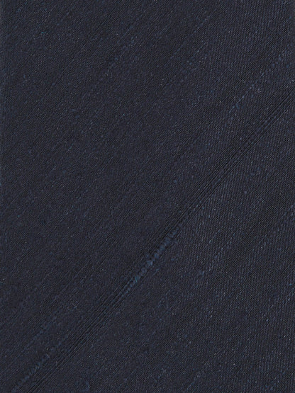 Reiss Affordable - Silk Blend Textured Tie in Navy