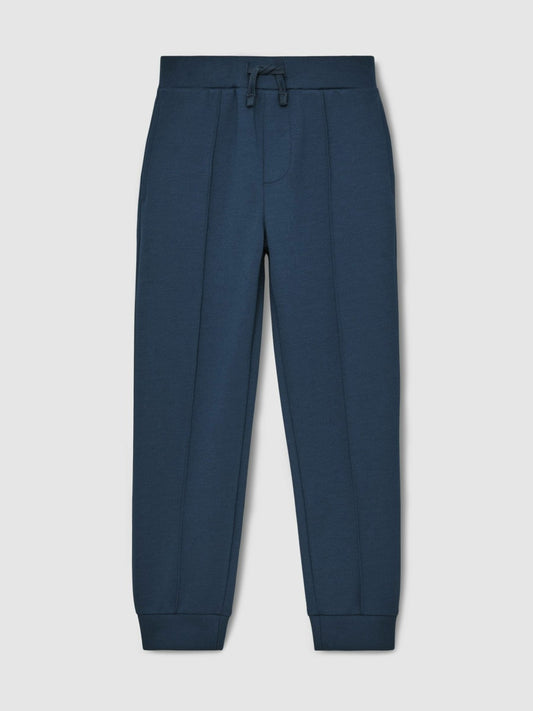 Reiss Featured - 13-14 yrs Interlock Drawstring Joggers in Ocean Blue