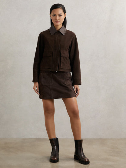 Reiss Best Seller - Leather Chelsea Boots in Brown