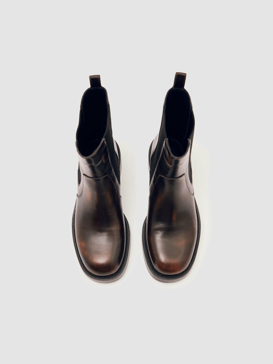 Reiss Best Seller - Leather Chelsea Boots in Brown