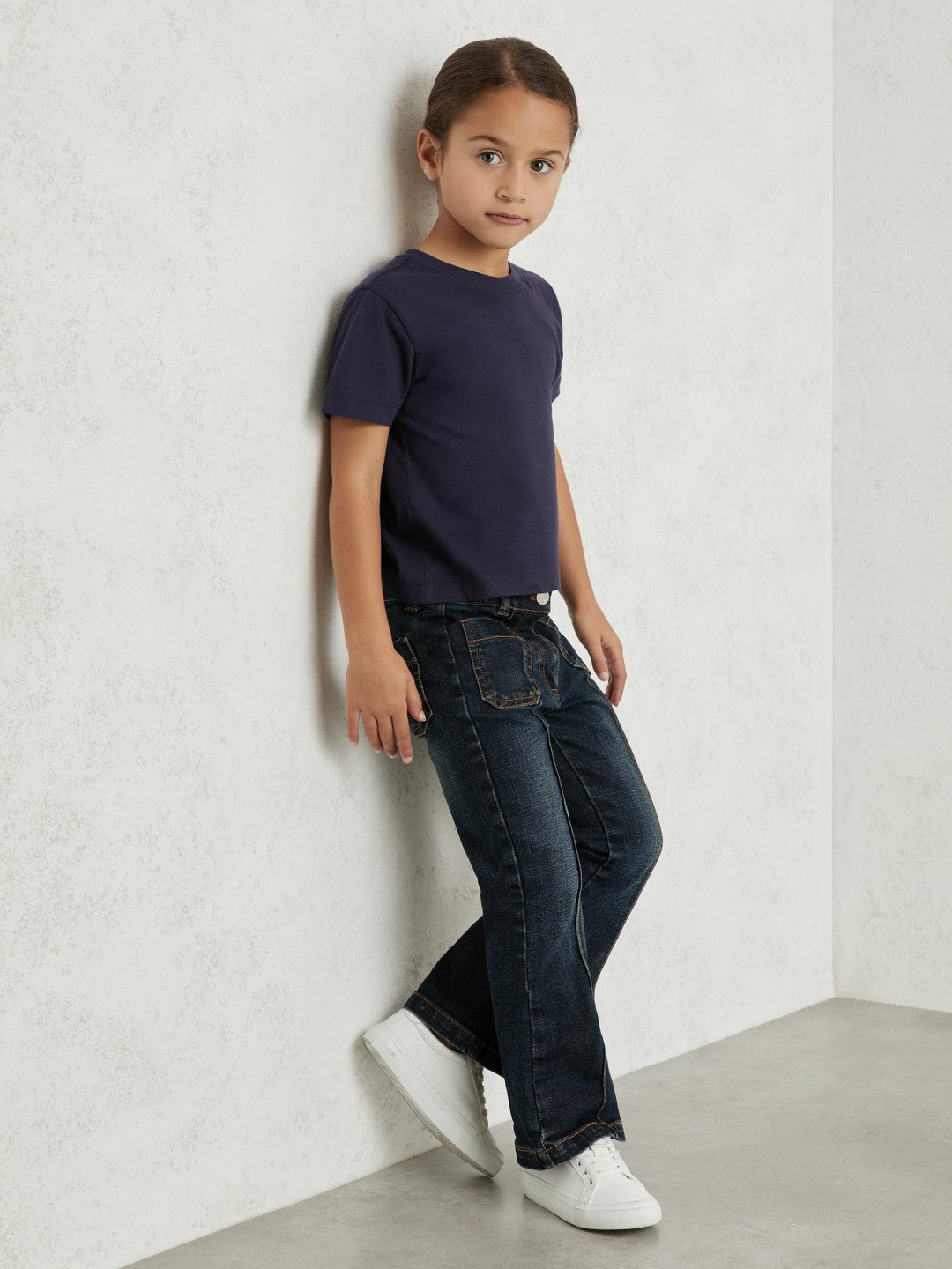 Reiss Best Seller - 3-9 yrs Cotton Crew Neck T-Shirt in Navy