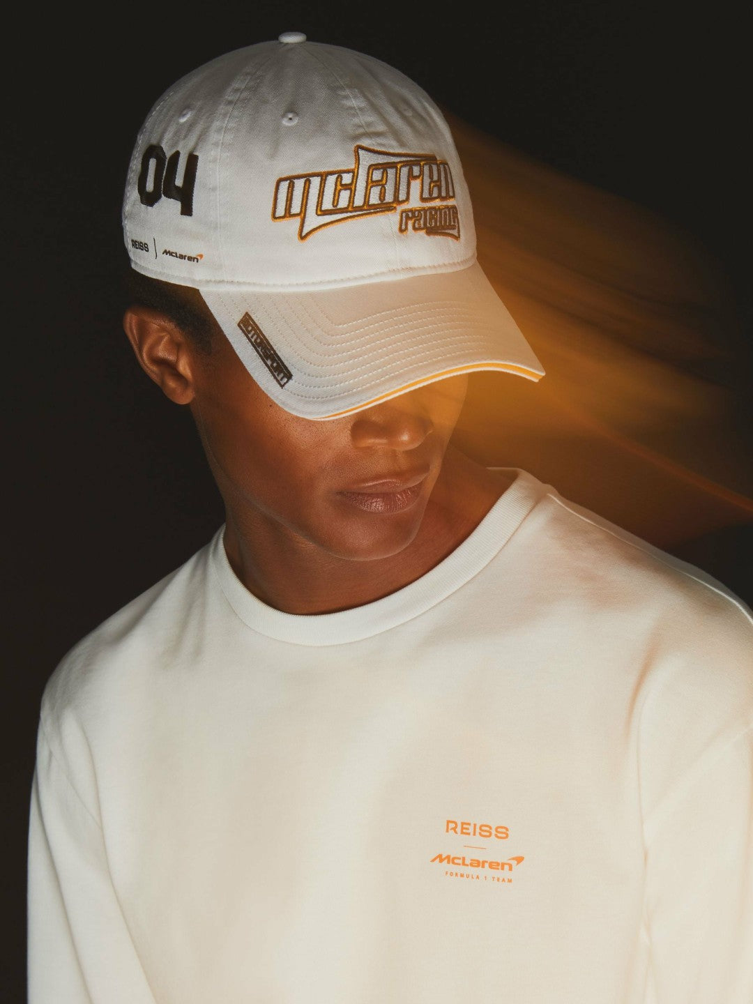 Reiss Value - McLaren Racing Heritage Cap Unisex Fit in White