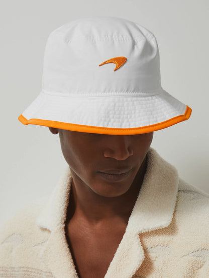 Reiss Best Seller - McLaren F1 Team Speedmark Bucket Hat in White