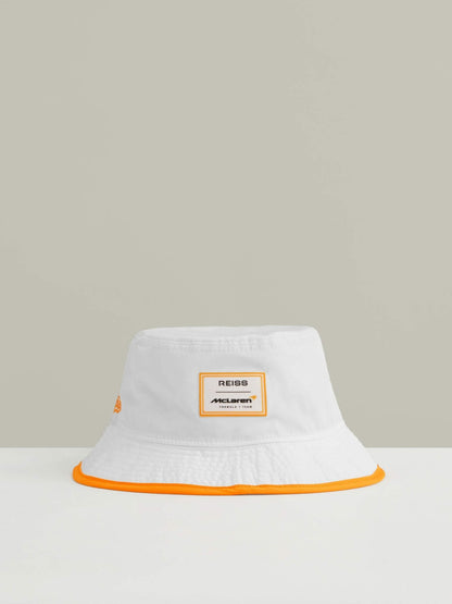 Reiss Best Seller - McLaren F1 Team Speedmark Bucket Hat in White