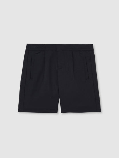 Reiss Sale - 3-9 yrs Relaxed Drawstring Shorts in Navy