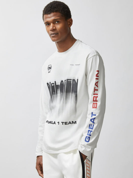 Reiss Deal - McLaren F1 Team British GP T-Shirt Unisex Fit in White