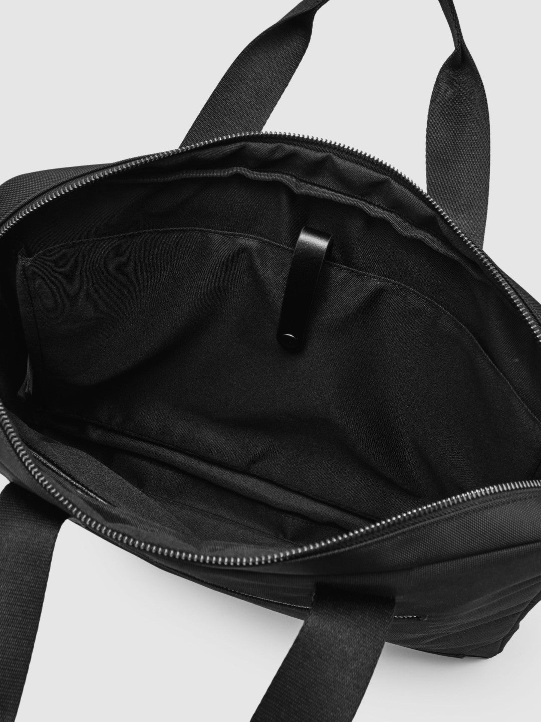 Reiss Savings - Woven Briefcase in Black