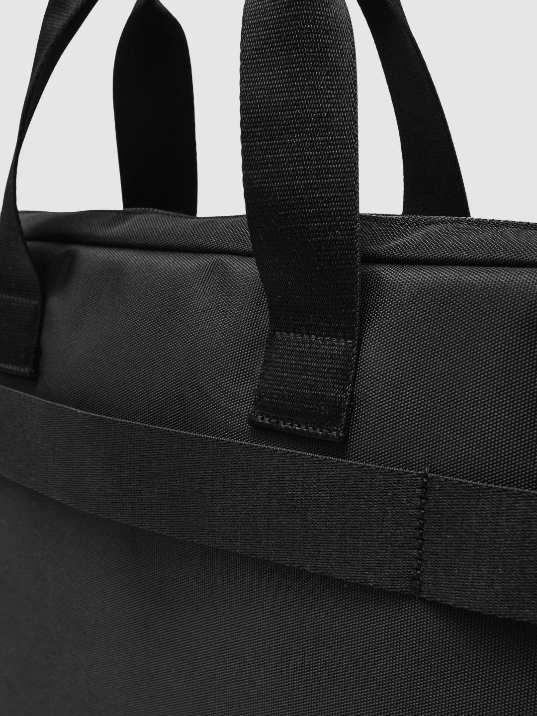 Reiss Savings - Woven Briefcase in Black