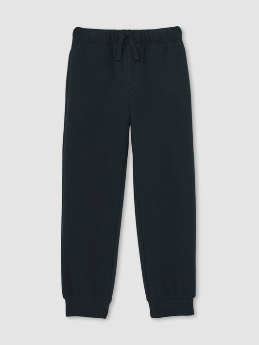 Reiss Popular Choice - Cotton-Blend Textured Cuffed Joggers in Navy