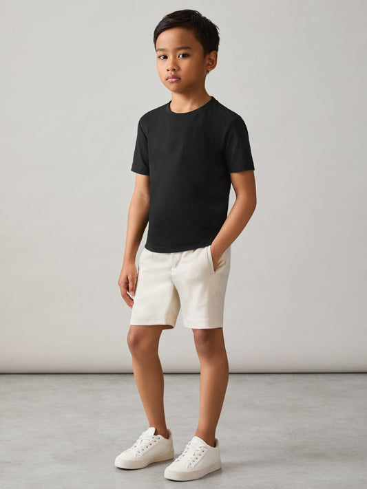 Reiss 9-13 yrs Crew Neck T-Shirt in Black