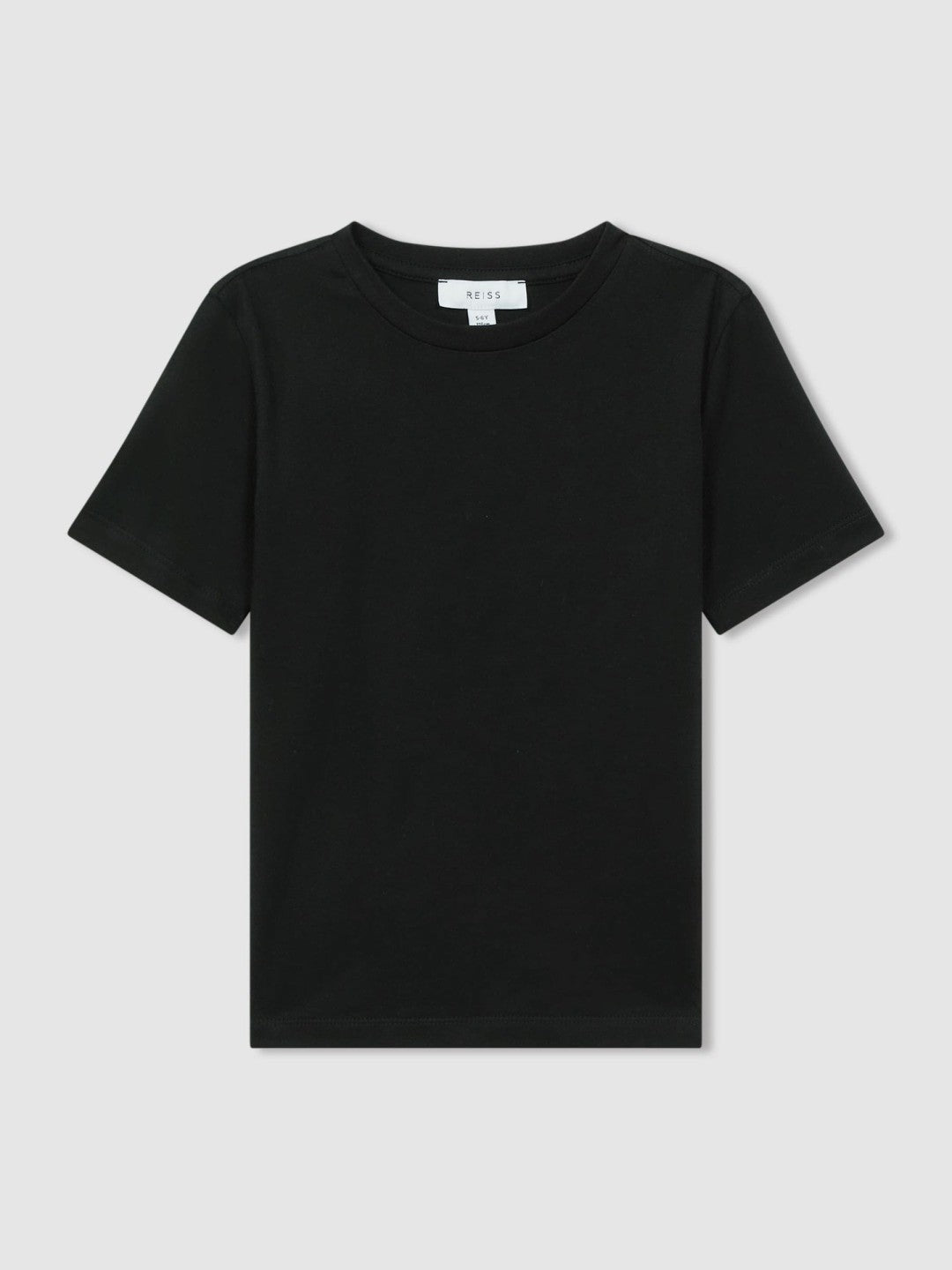 Reiss 9-13 yrs Crew Neck T-Shirt in Black