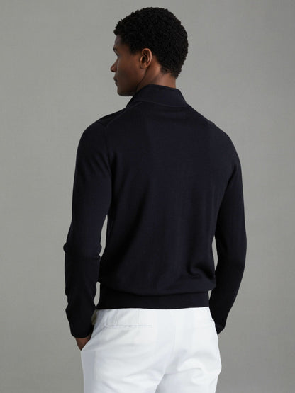 Reiss Featured - Pack of Two Merino Wool Jumpers in Navy