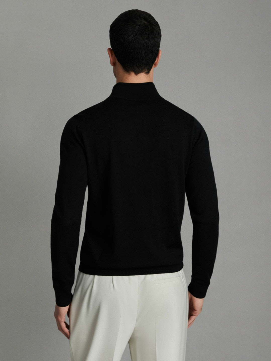 Reiss Featured - Pack of Two Merino Wool Jumpers in Black