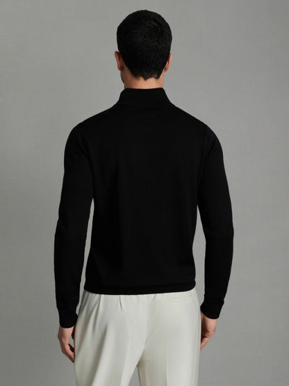Reiss Featured - Pack of Two Merino Wool Jumpers in Black